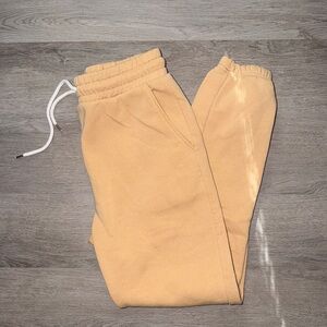 Forever 21 Light Yellow Joggers